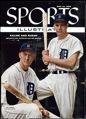 Kaline and Kuenn on Sports Magazine Wall Art