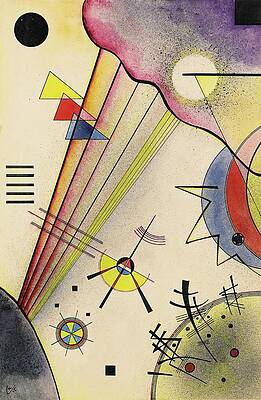 Kandinsky's Geometric Exploration Wall Art