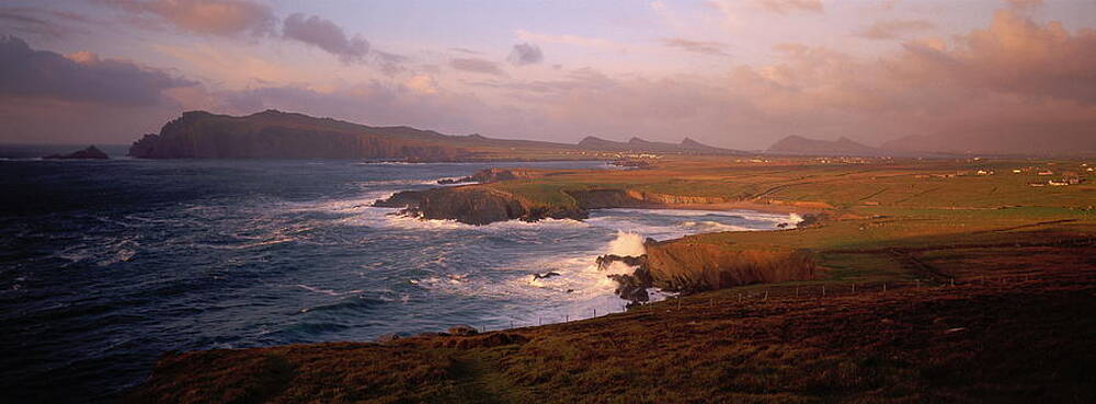 Ireland Wall Art featuring the digital art Dingle Peninsula, Kerry, Ireland by Wolfgang Fuchs