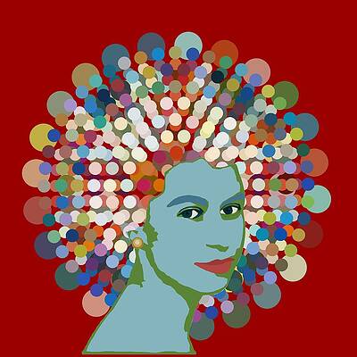 Disco Queen Portrait Wall Art