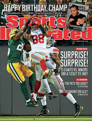 Giants vs Packers Football Action Wall Art