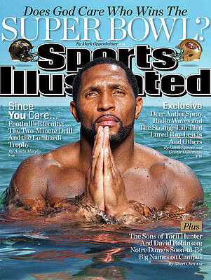 Ray Lewis on Sports Illustrated Cover Photograph