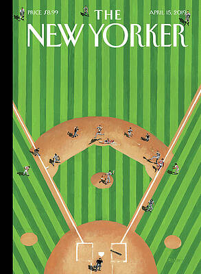 Baseball Game Bird's-Eye View Wall Art