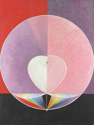Expressionism Wall Art featuring the painting Doves No. 2 by Hilma Af Klint