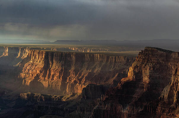 Colorado Photograph - Dramatic South Rim Sundown by Douglas Wielfaert