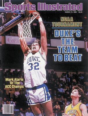 Mark Alarie Dunks in NCAA Game Photograph