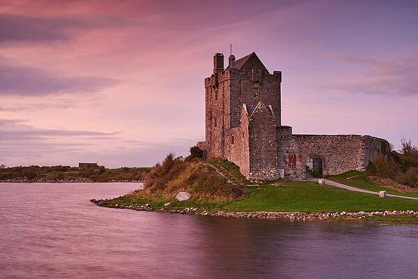 Ireland Wall Art featuring the digital art Dunguaire Castle, Ireland by Richard Taylor
