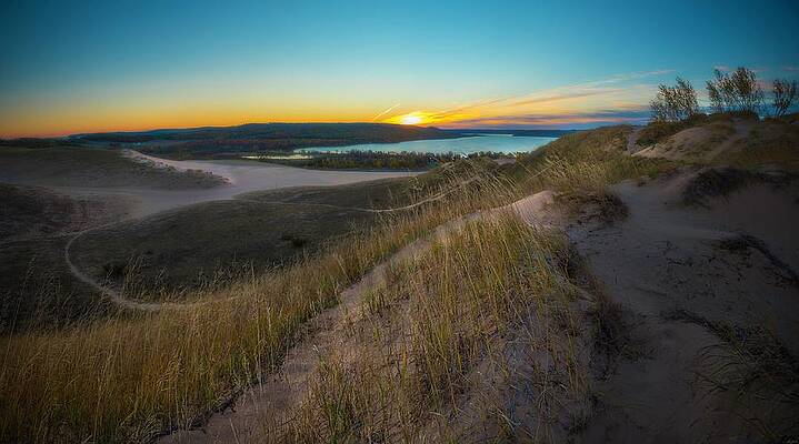 Michigan Wall Art featuring the photograph Early Light On The Dunes by Owen Weber