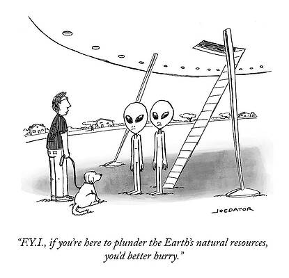 Natural Drawing - Earth's Natural Resources by Joe Dator