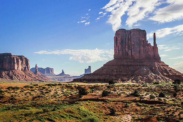 Wall Art featuring the photograph East Mitten Butte by KC Hulsman