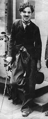 Charlie Chaplin in Classic Attire Wall Art