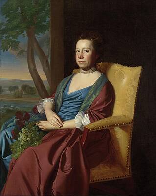 John Singleton Copley Painting - Elizabeth Storer Smith by John Singleton Copley