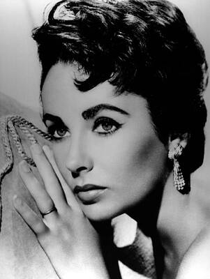 Classic Hollywood Glamour Portrait Wall Art