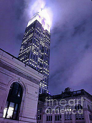 Architecture Photograph - Empire At Night by La Dolce Vita