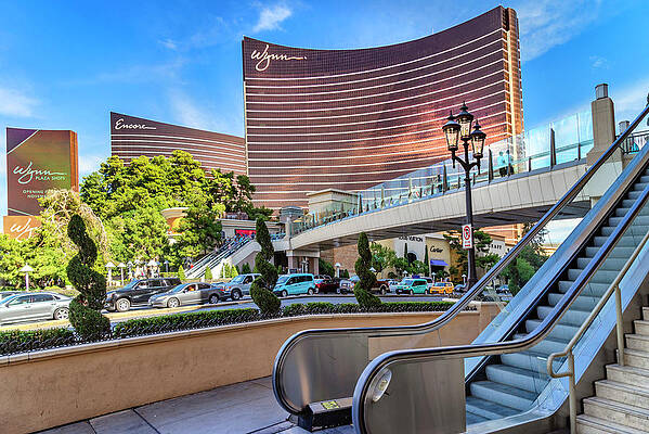 Building Wall Art featuring the digital art Encore At Wynn Las Vegas, Nv by Joanne Montenegro
