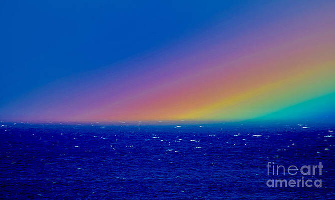 Wall Art featuring the photograph End Of The Rainbow  Hawaii by Debra Banks