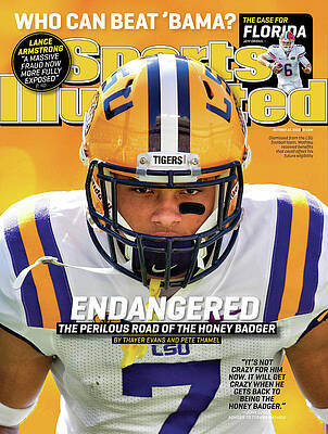 Football Star on Sports Illustrated Cover Photograph