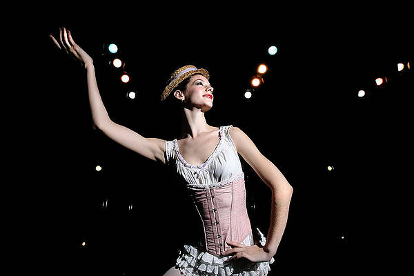 Wall Art featuring the photograph English National Ballet School Rehearse by Dan Kitwood