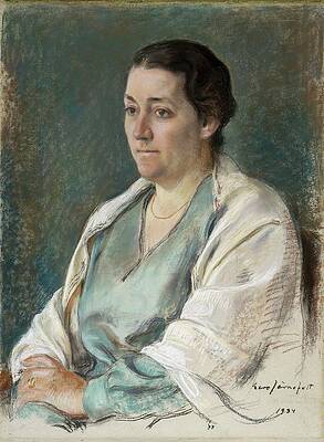 Eero Jarnefelt Painting - Ester Sihtola by Eero Jarnefelt