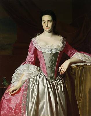 John Singleton Copley Painting - Eunice Dennie Burr by John Singleton Copley