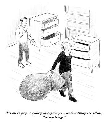 Joy Drawing - Everything That Sparks Rage by Emily Flake