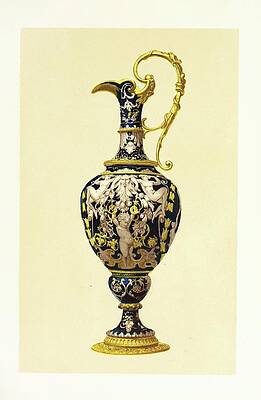 John Charles Robinson Painting - Ewer, Enamel On Copper, In The Manner Of The Enamels by John Charles Robinson
