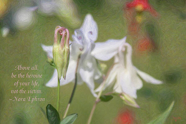 Spring Mixed Media - Fairytale Life - Motivational Flower Art By Omaste Witkowski by Omaste Witkowski