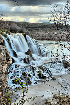 Wilderness Wall Art featuring the photograph Falls Creek Falls Through The Brush by Adam Jewell