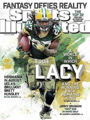 Eddie Lacy on Sports Illustrated Cover Wall Art