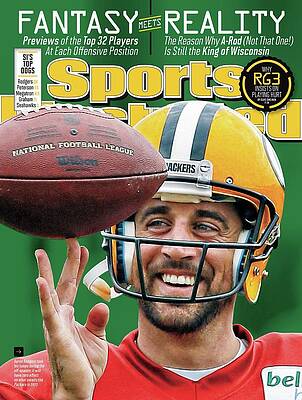 Football Star Graces Magazine Cover Wall Art