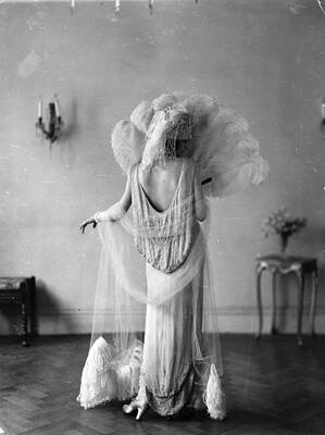 Elegant Vintage Dance Costume Wall Art