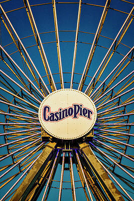 Ferris Wheel Casino Pier Print