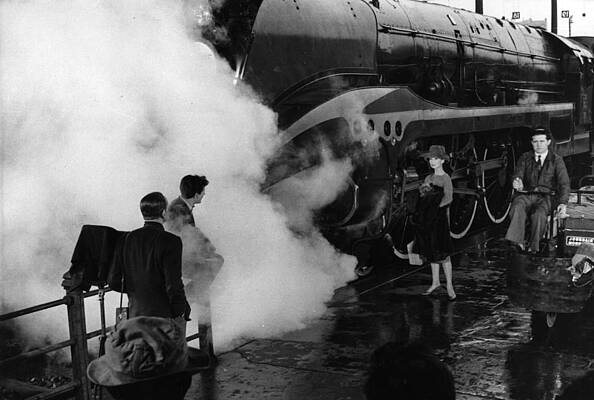 Wall Art featuring the photograph Filming Hepburn by Bert Hardy