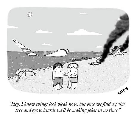 Relax Drawing - Find A Palm Tree by Lars Kenseth