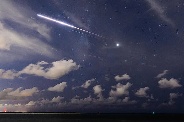 Sky Photograph - Fireball In The Sky by Joe Leone