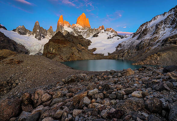 Fitz Roy at Sunrise Wall Art
