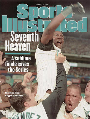 Edgar Renteria Celebrates Victory Wall Art