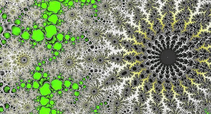 Textured Wall Art featuring the digital art Flowering Spiral by Don Northup