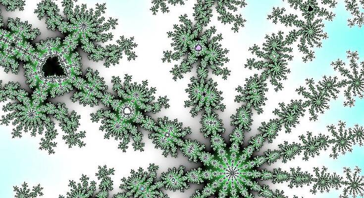 Textured Wall Art featuring the digital art Fractal Connection by Don Northup