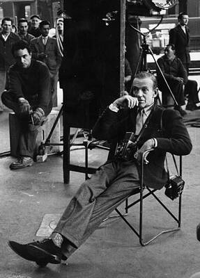 Legendary Photographer on Set Wall Art