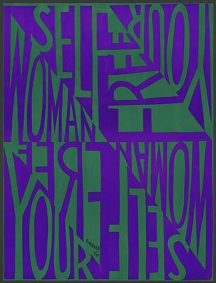 Free Woman, Free Yourself Wall Art