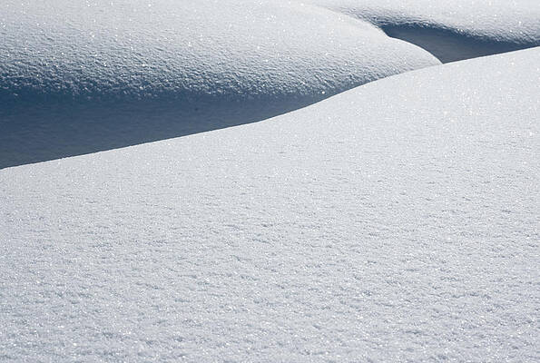 Wall Art featuring the photograph Fresh Snow Patterns by Georgeclerk