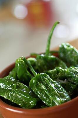 Fried Poblano Peppers Print