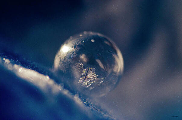 Wall Art featuring the photograph Frozen Bubble In Space by Crystal Wightman