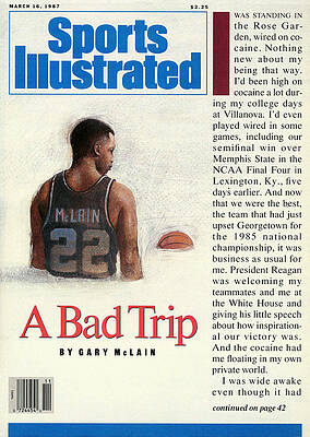 Sports Illustrated Cover with Basketball Player Wall Art