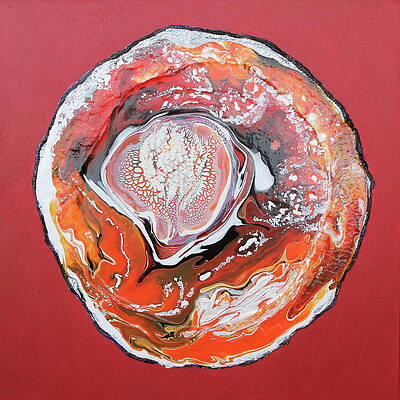 Textured Painting - Geo 4 by Madeleine Arnett