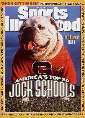 Sports Illustrated Bulldog Cover Photograph