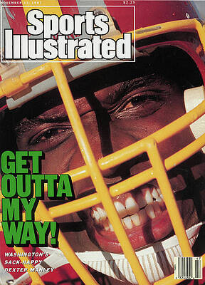 Dexter Manley on Sports Illustrated Cover Wall Art