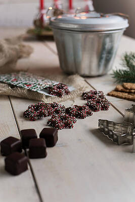 Gingerbread Cookies And Dominoes Print