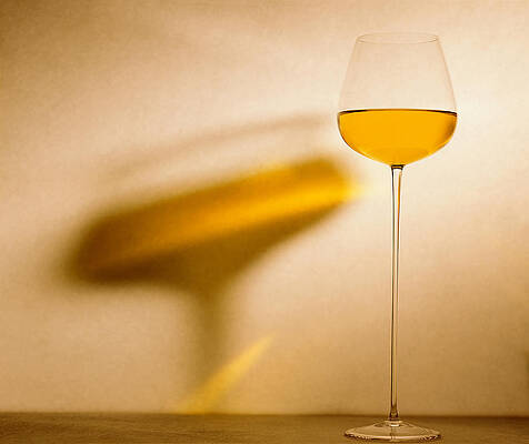 Wine Wall Art featuring the digital art Glass Of Wine by Kim Di Luzio